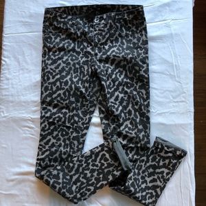 Leopard Print Skinny Jeans